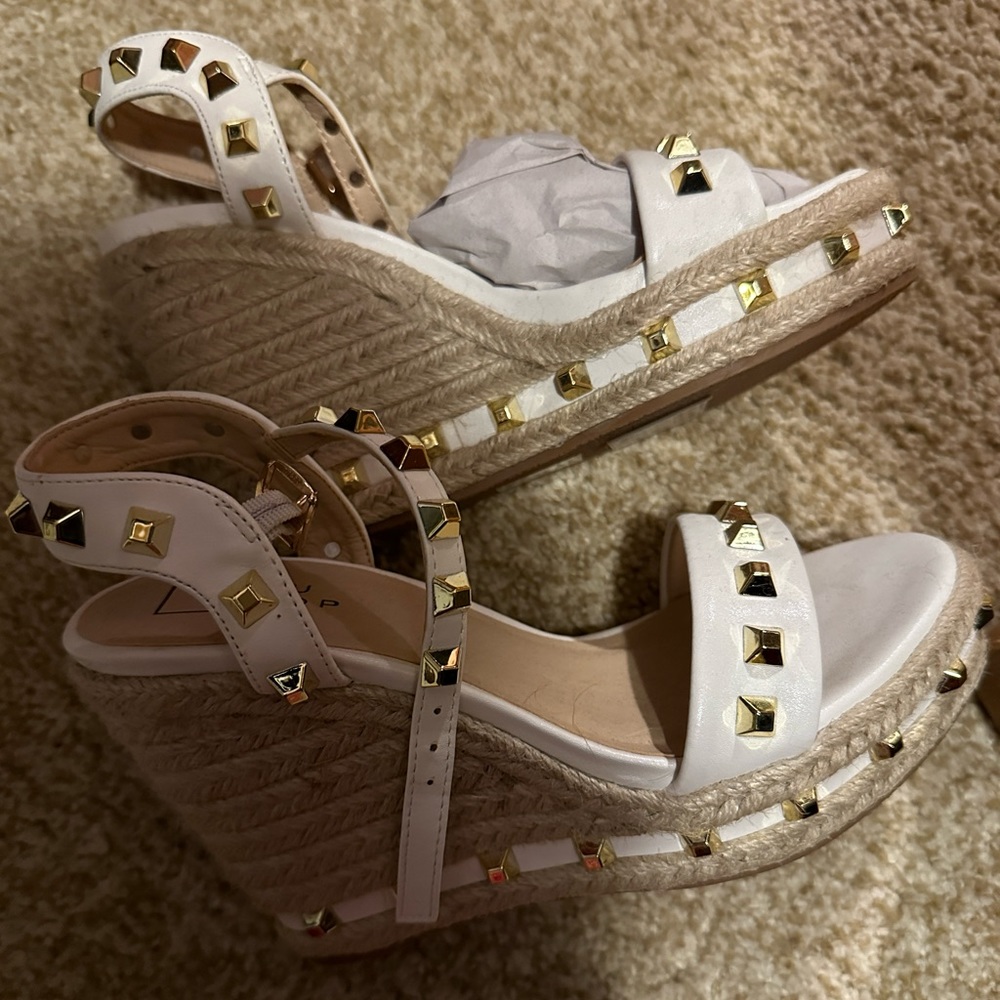ShuShop Studded Sandal Wedge